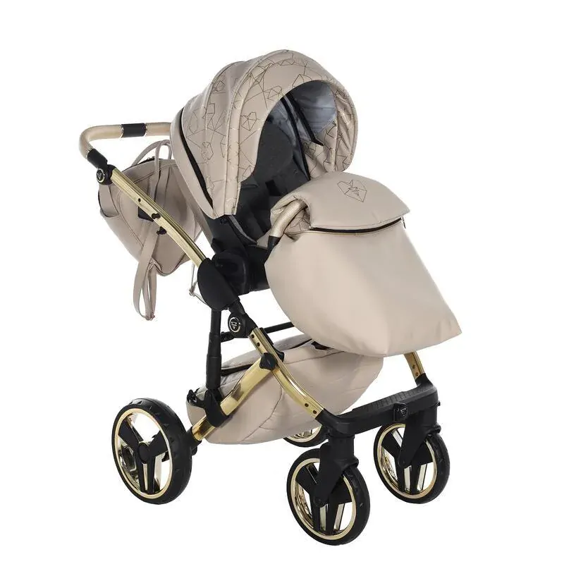 Junama Kočárek Heart 07 Beige Gold